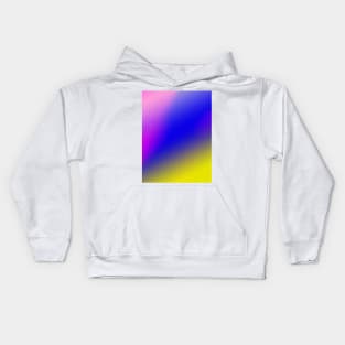 pink blue yellow gradient Kids Hoodie